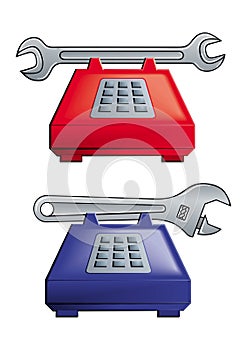 Service supportÃ¢â¬â¢s logo vector photo